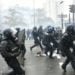 French protesters, police engagement anniversary “yellow vest”