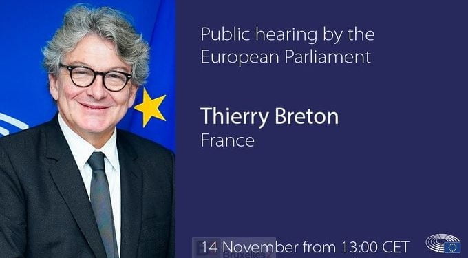 Great oral success for Thierry Breton. My compass will be the European general interest