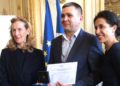 Kyrgyz activist receives human rights award in France