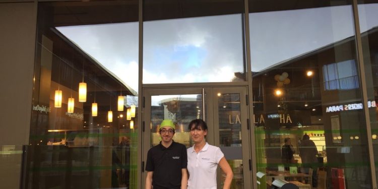 signature of the first “frank employment” contract in a restaurant