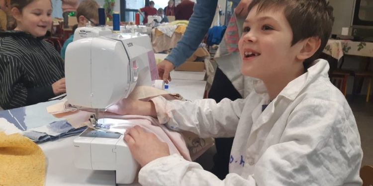 A giant patchwork of 2.5km in preparation in the Avesnois