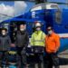 RTE, the electricity transmission network, inspects its lines by helicopter in Normandy