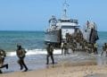 Joint military exercise between France and Senegal south of Dakar